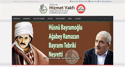 Desktop Screenshot of hizmetvakfi.org